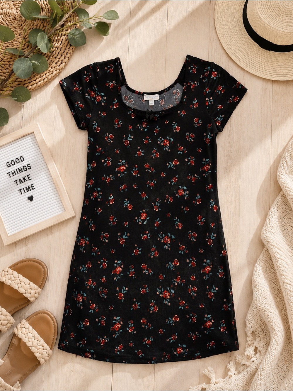 See You Monday Floral Dress